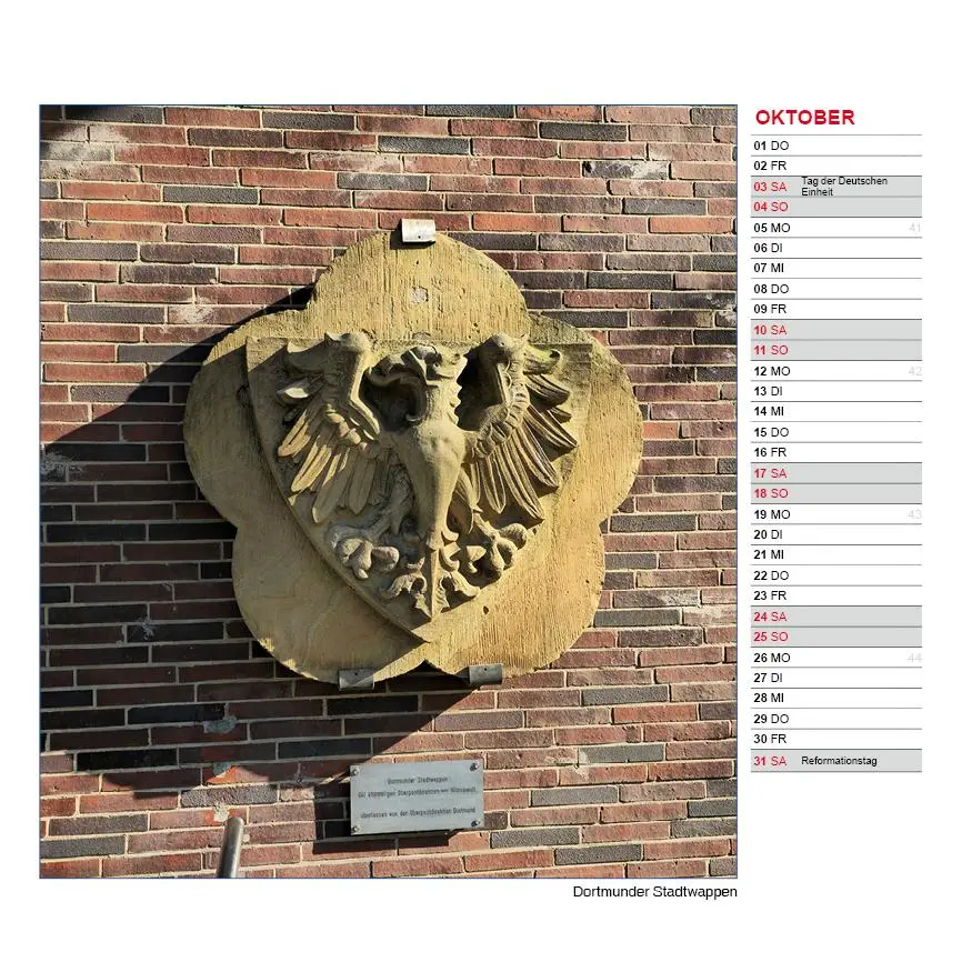 Bild: 9783947466573 | Tischkalender Stadt Dortmund 2026 | Rein Design | Kalender | Deutsch