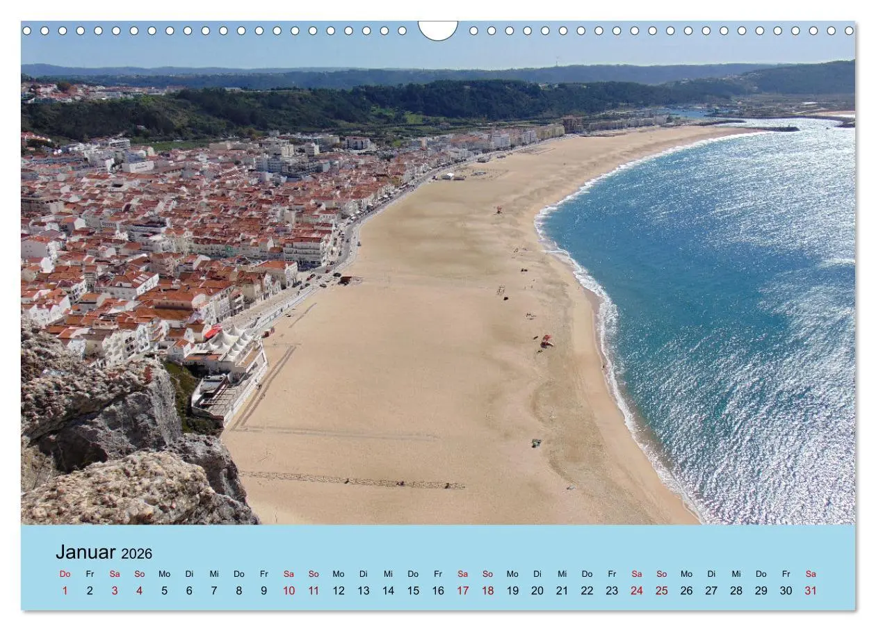 Bild: 9783457616673 | Nazare (Wandkalender 2026 DIN A3 quer), CALVENDO Monatskalender | 2026