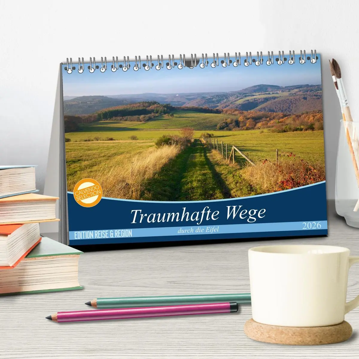 Bild: 9783516186673 | Traumhafte Wege durch die Eifel (Tischkalender 2026 DIN A5 quer),...
