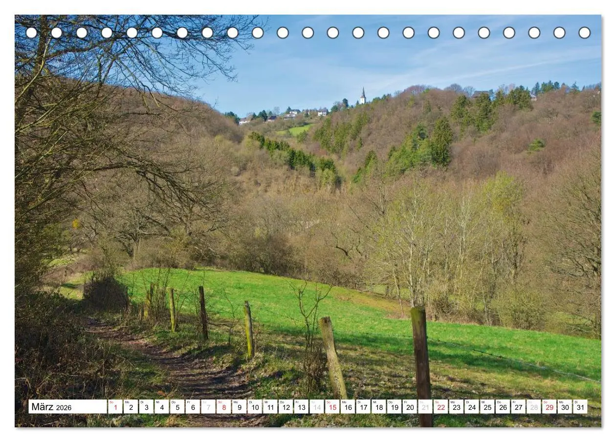 Bild: 9783516186673 | Traumhafte Wege durch die Eifel (Tischkalender 2026 DIN A5 quer),...