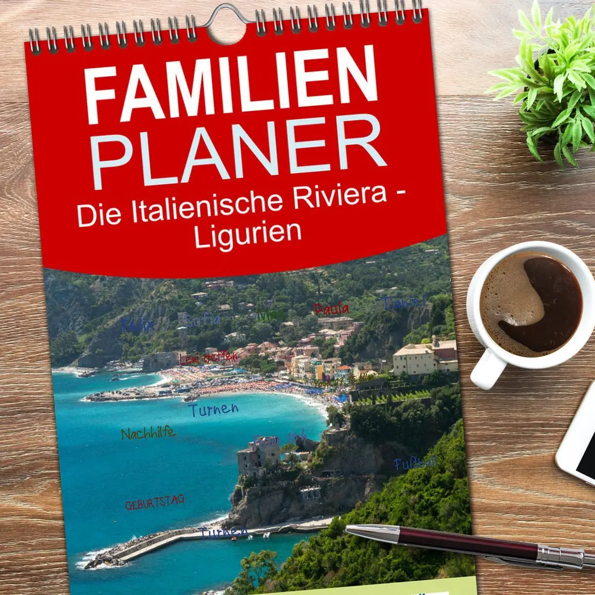 Bild: 9783516496673 | Familienplaner 2026 - Die Italienische Riviera - Ligurien mit 5...