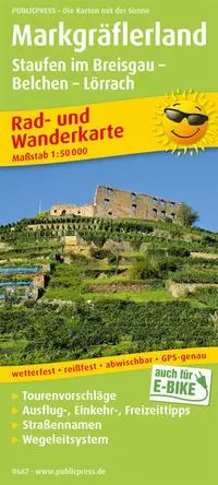 Cover: 9783747306673 | Markgräflerland, Staufen im Breisgau - Belchen - Lörrach 1:50 000