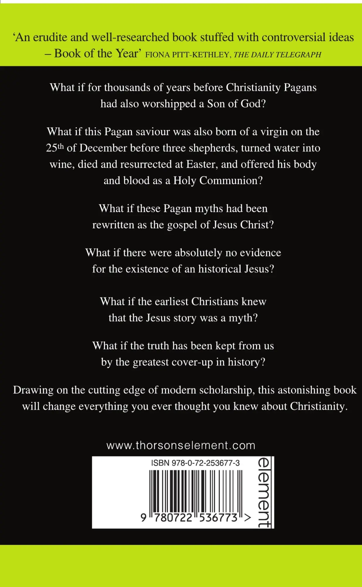 Rückseite: 9780722536773 | The Jesus Mysteries | Was the 'Original Jesus' a Pagan God? | Buch