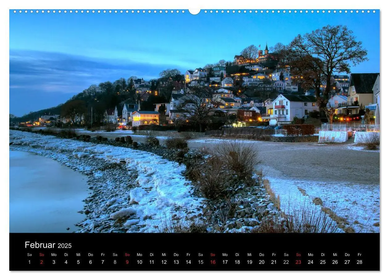 Bild: 9783435756773 | Hamburg (hochwertiger Premium Wandkalender 2025 DIN A2 quer),...