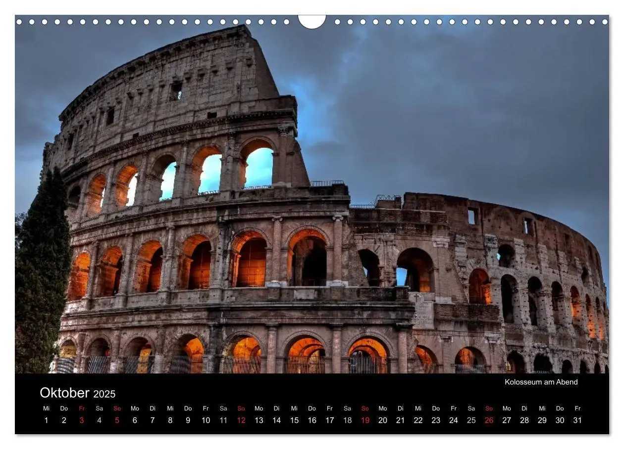 Bild: 9783435826773 | Rom (Wandkalender 2025 DIN A3 quer), CALVENDO Monatskalender | Deutsch