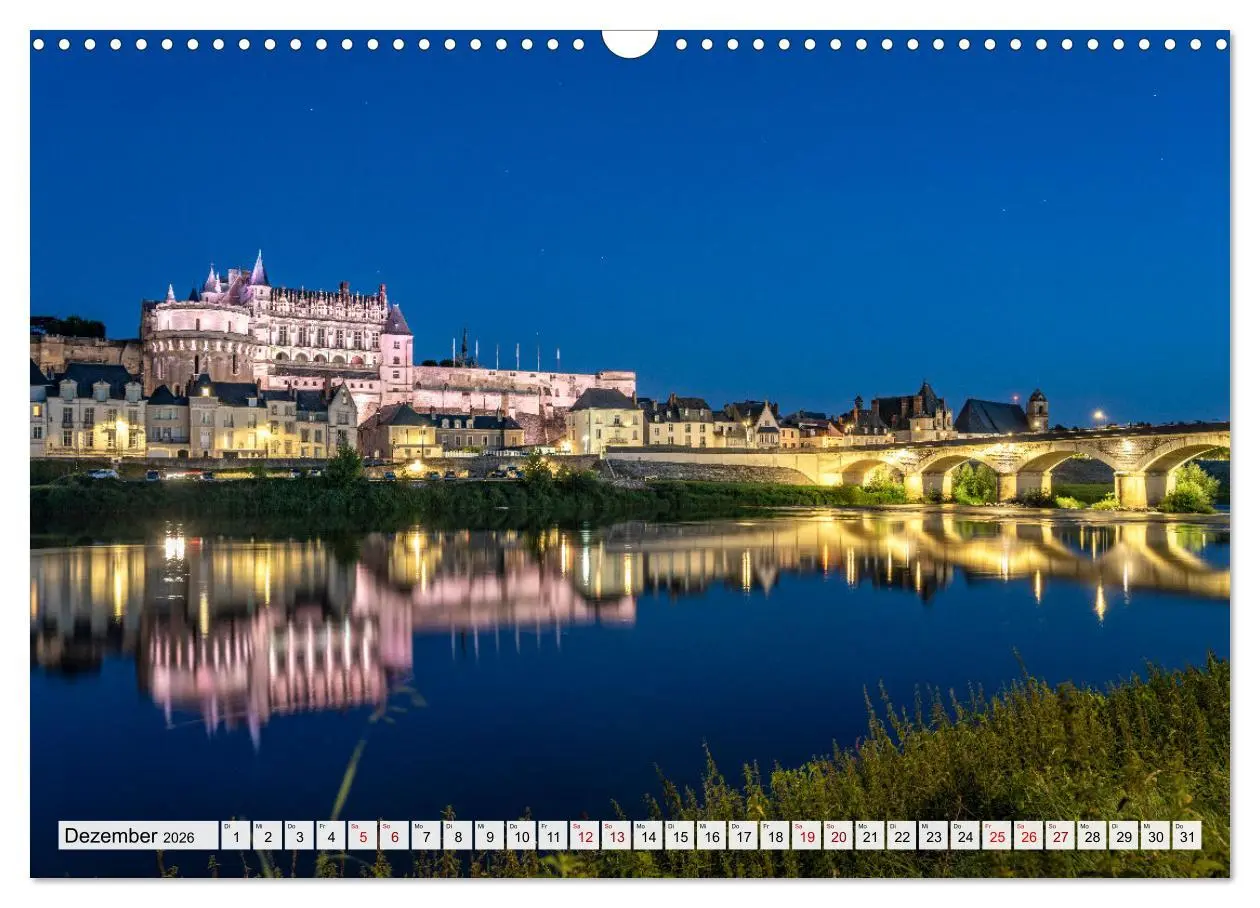 Bild: 9783457466773 | Die Schlösser im Tal der Loire (Wandkalender 2026 DIN A3 quer),...