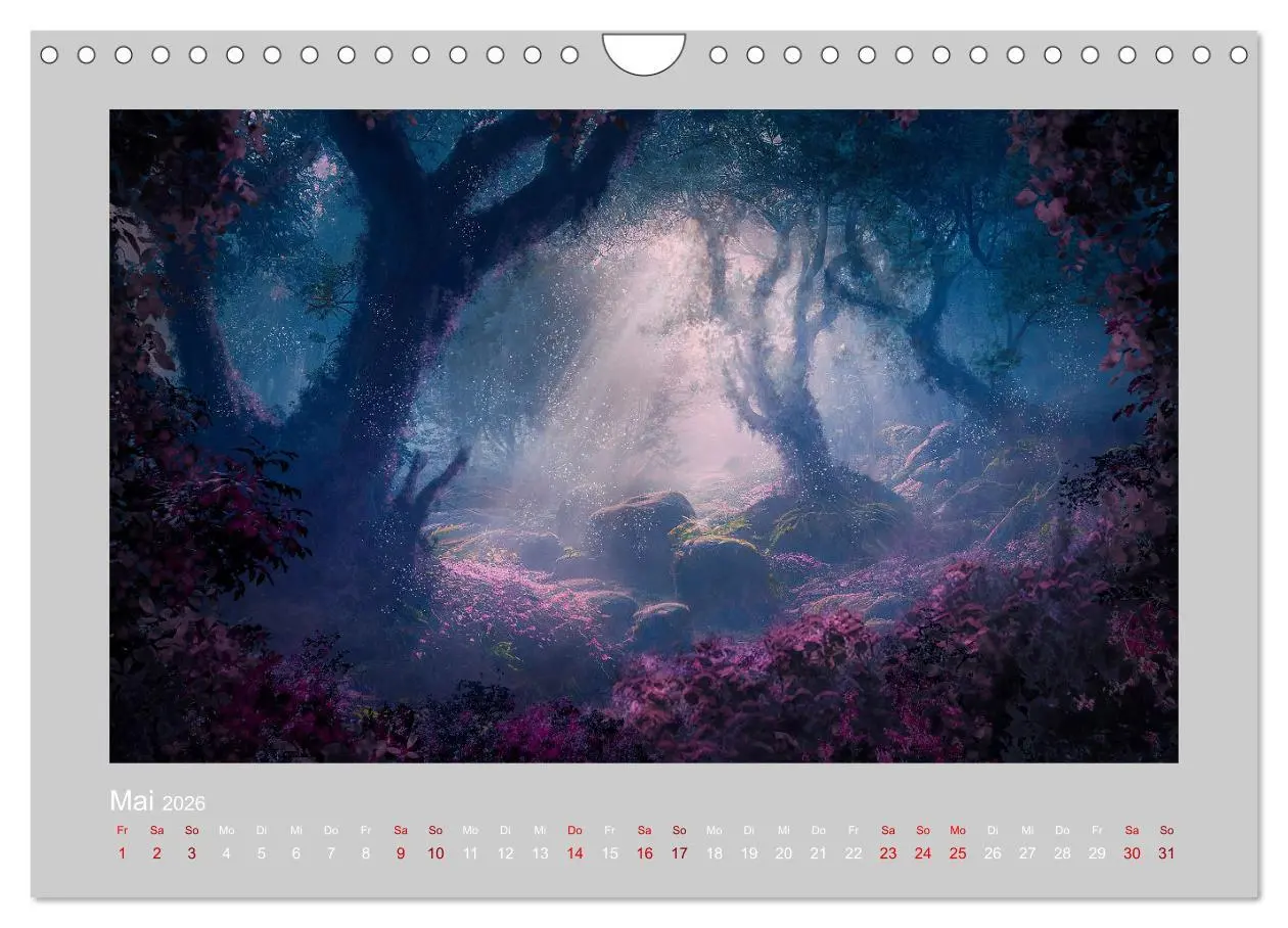 Bild: 9783457536773 | Wald der Märchen (Wandkalender 2026 DIN A4 quer), CALVENDO...