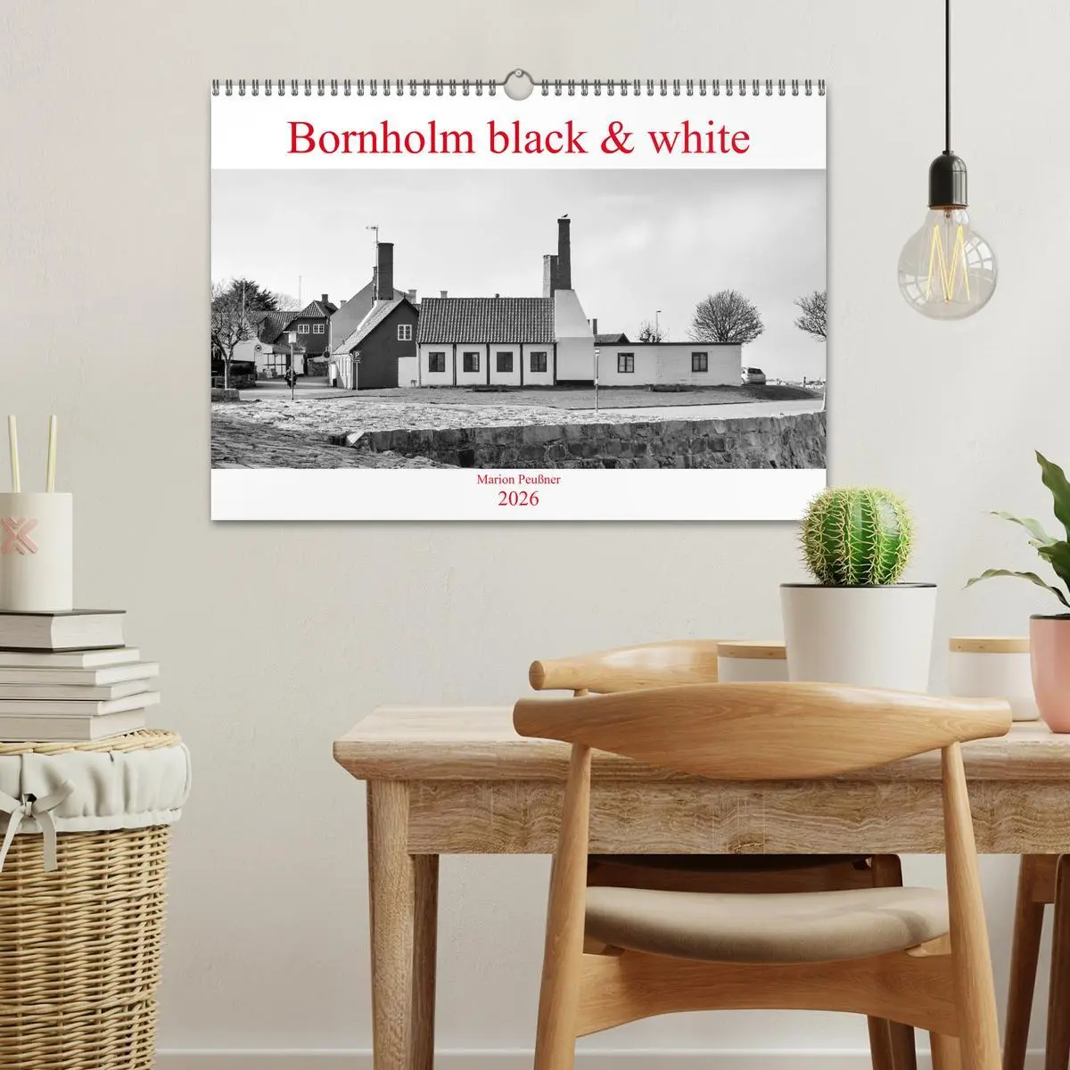 Bild: 9783457846773 | Bornholm black &amp; white (Wandkalender 2026 DIN A3 quer), CALVENDO...
