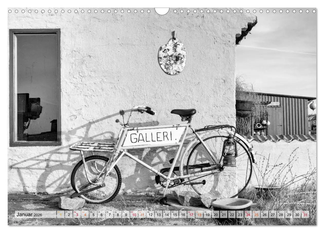 Bild: 9783457846773 | Bornholm black &amp; white (Wandkalender 2026 DIN A3 quer), CALVENDO...