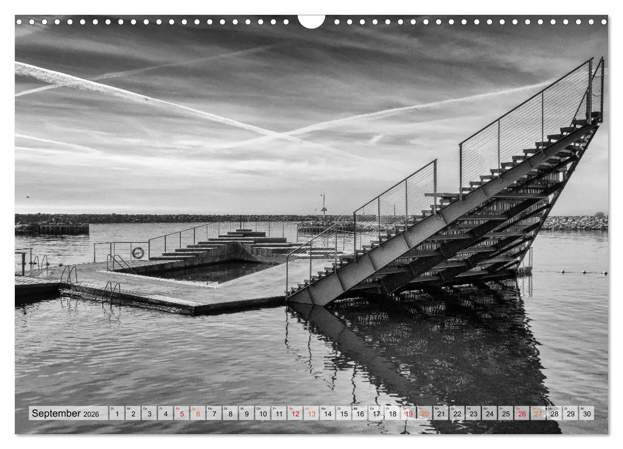 Bild: 9783457846773 | Bornholm black &amp; white (Wandkalender 2026 DIN A3 quer), CALVENDO...