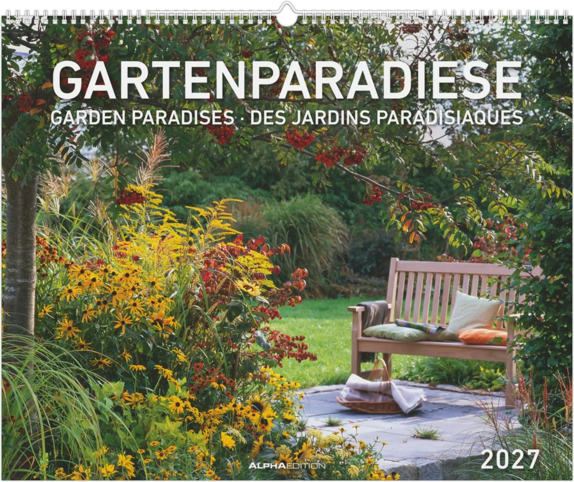 Cover: 4069095016873 | Gartenparadiese 2027 | Kalender | 14 S. | Deutsch | 2027