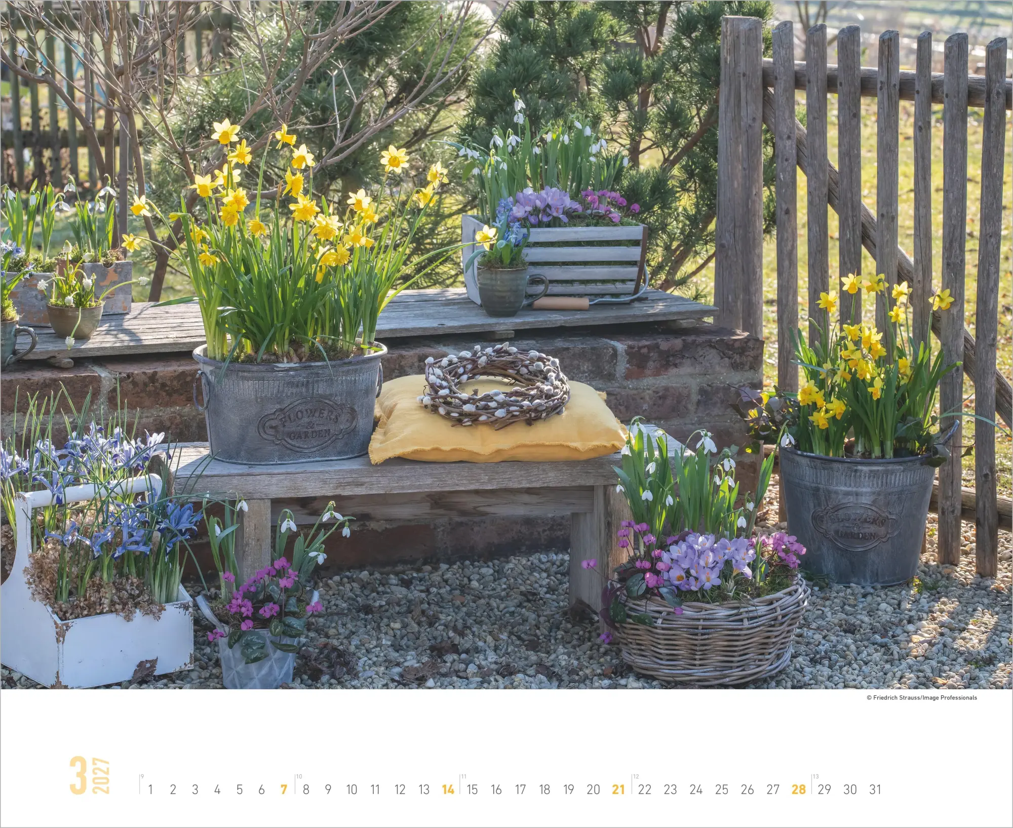 Bild: 4069095016873 | Gartenparadiese 2027 | Kalender | 14 S. | Deutsch | 2027