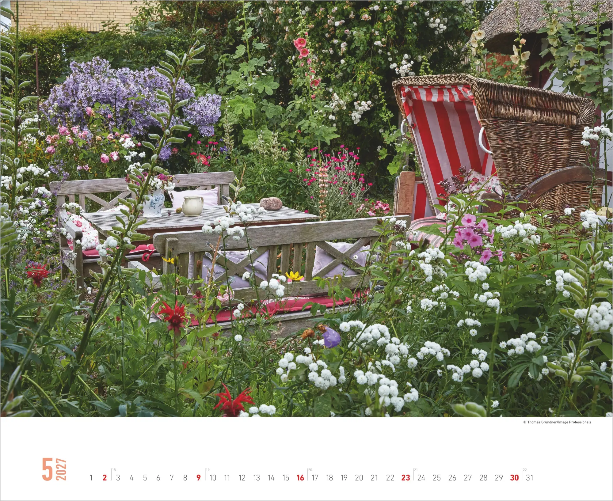 Bild: 4069095016873 | Gartenparadiese 2027 | Kalender | 14 S. | Deutsch | 2027