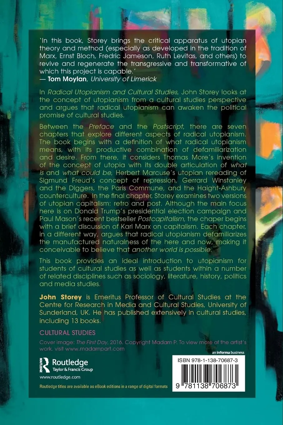 Rückseite: 9781138706873 | Radical Utopianism and Cultural Studies | On Refusing to be Realistic