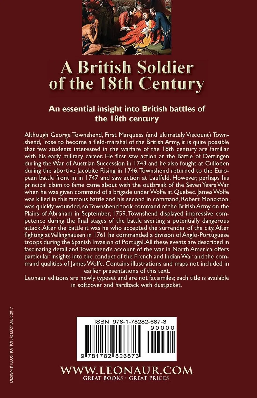 Rückseite: 9781782826873 | A British Soldier of the 18th Century | C. V. F. Townshend | Buch