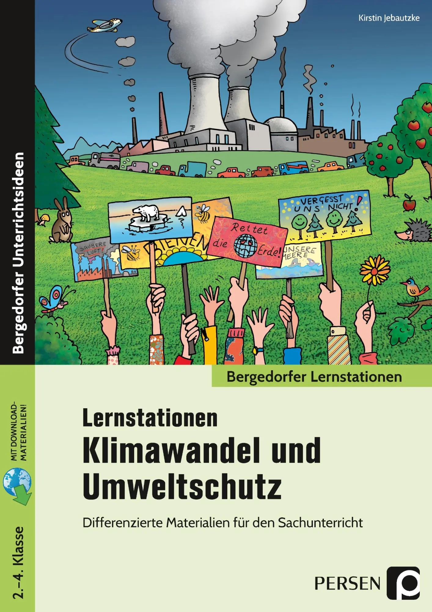 Cover: 9783403206873 | Lernstationen Klimawandel und Umweltschutz | Kirstin Jebautzke | 2021