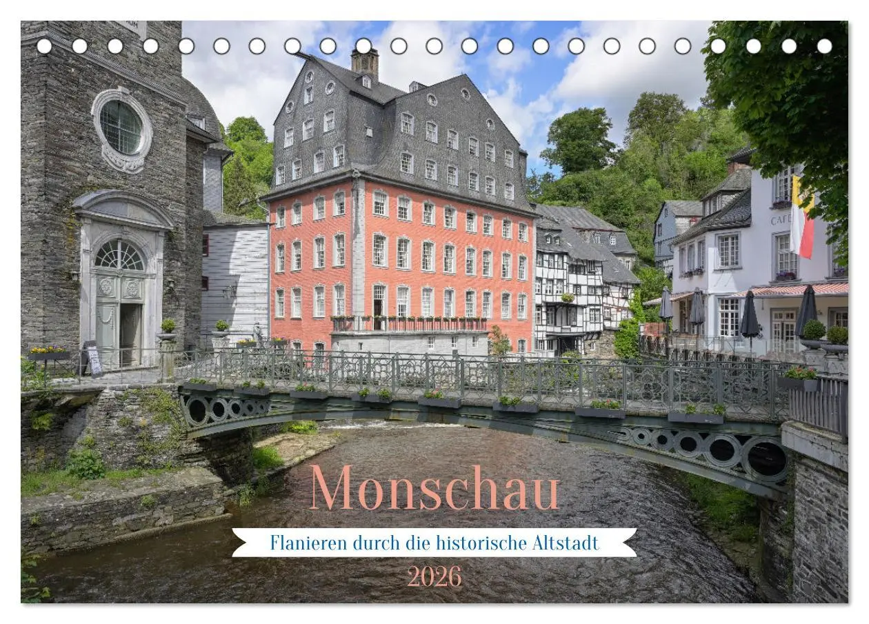 Cover: 9783457386873 | Monschau - Flanieren durch die historische Altstadt (Tischkalender...