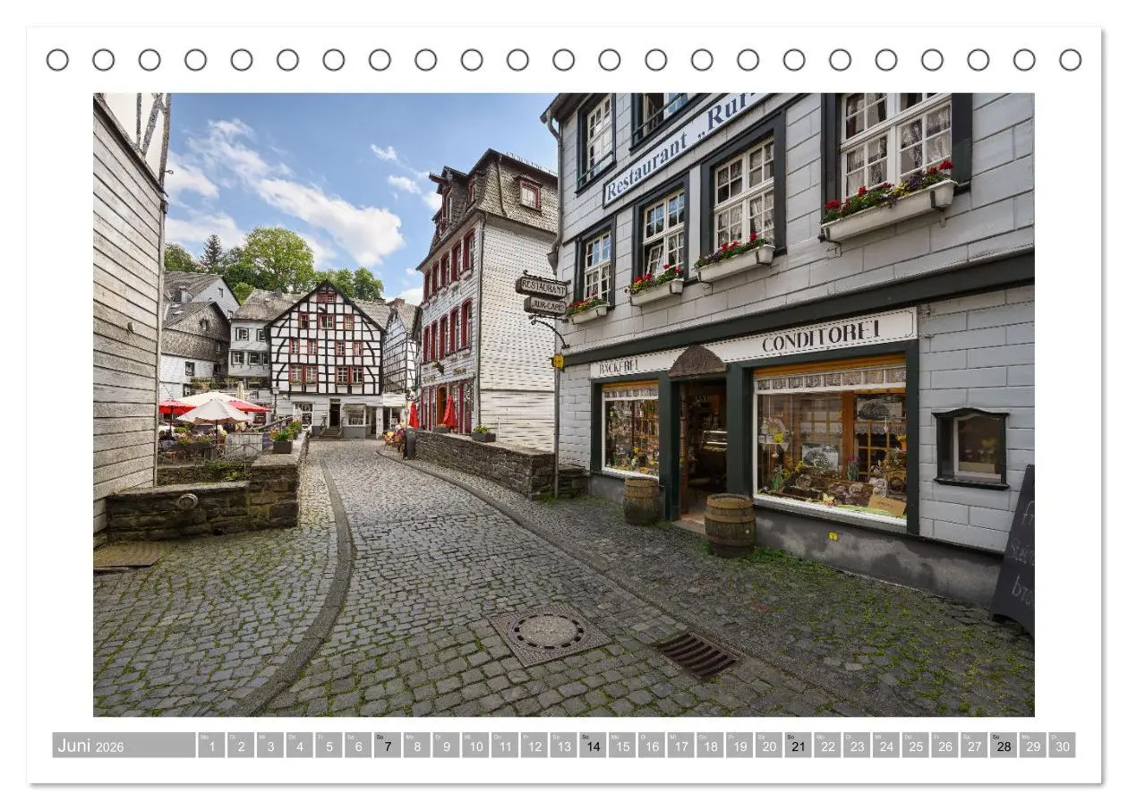 Bild: 9783457386873 | Monschau - Flanieren durch die historische Altstadt (Tischkalender...