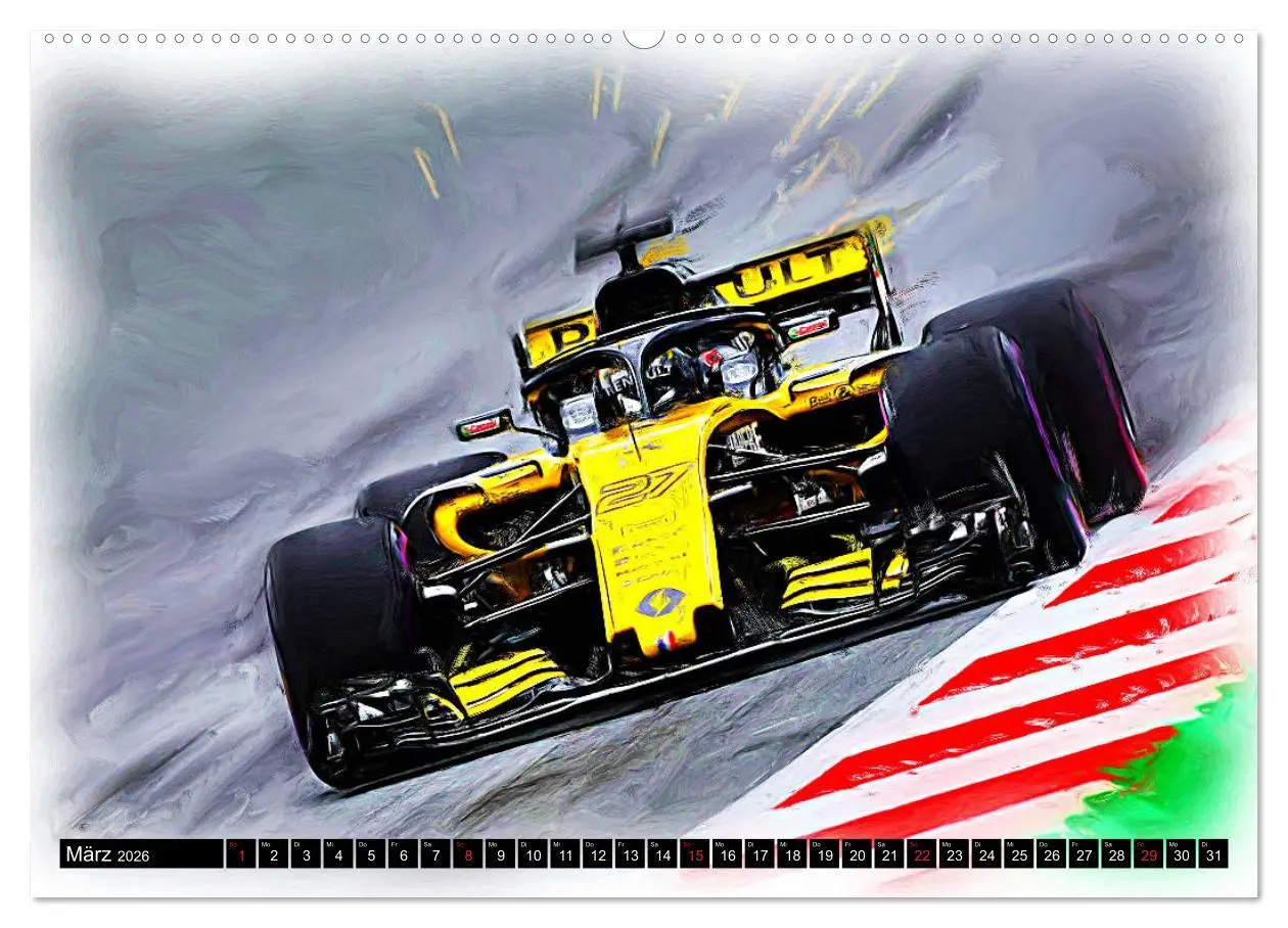 Bild: 9783457696873 | Deutsche in der Formel 1 (hochwertiger Premium Wandkalender 2026...