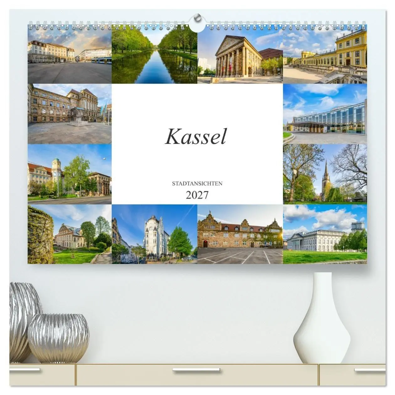 Cover: 9783569566873 | Kassel Stadtansichten (hochwertiger Premium Wandkalender 2027 DIN...