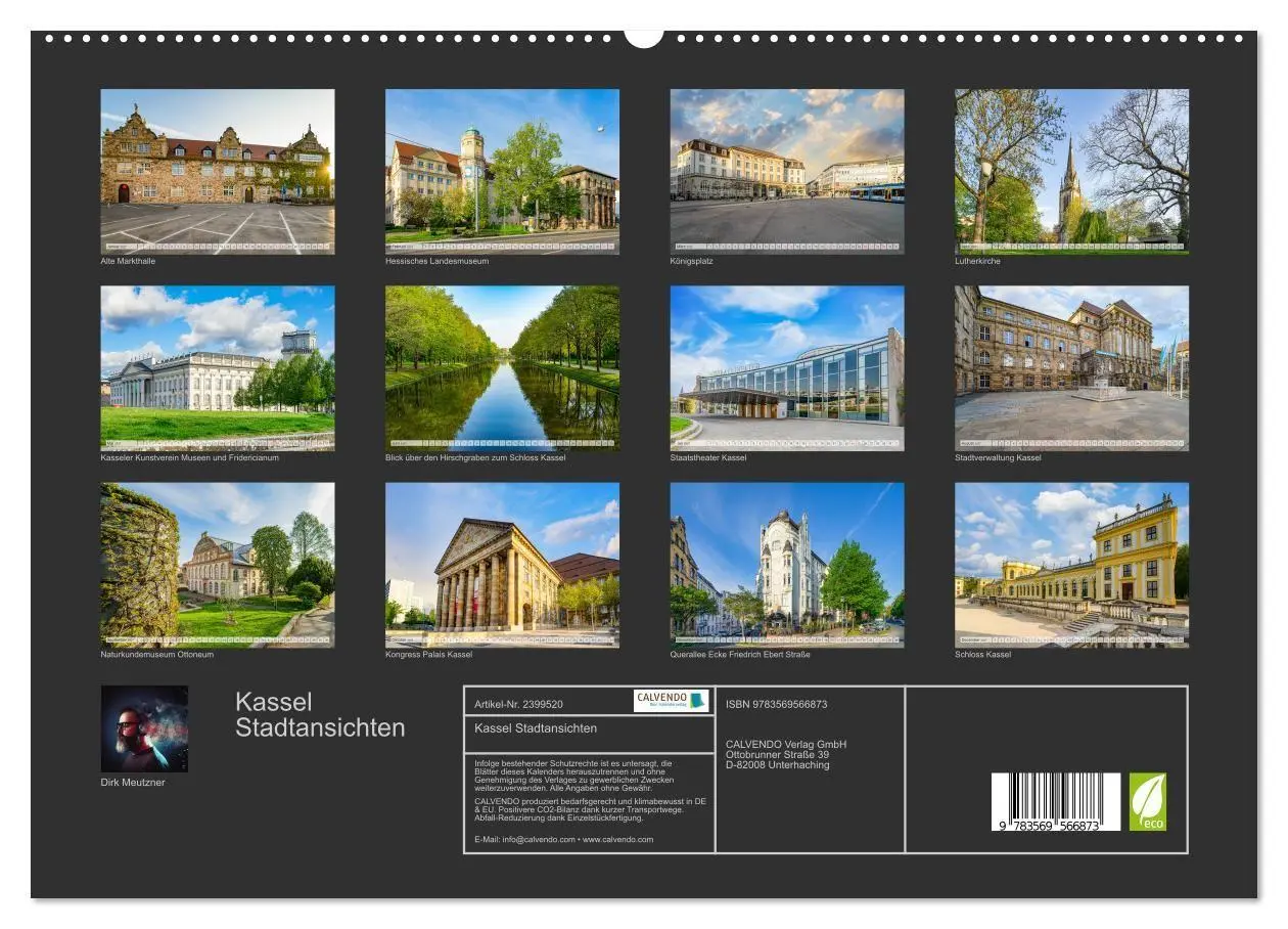 Bild: 9783569566873 | Kassel Stadtansichten (hochwertiger Premium Wandkalender 2027 DIN...