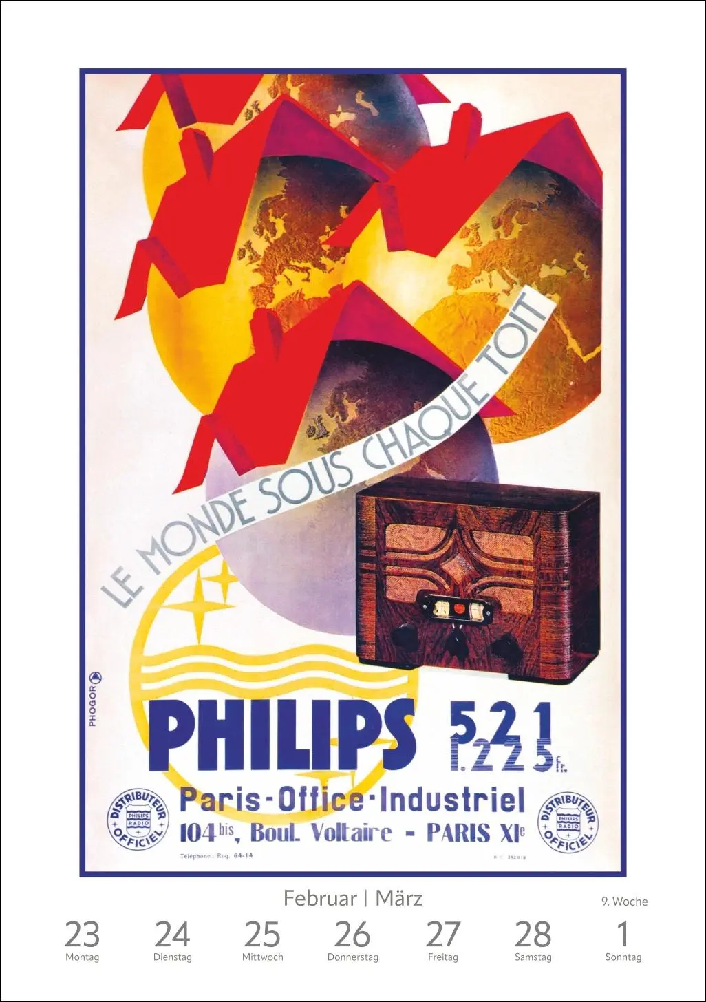 Bild: 9783840036873 | Alles Reklame! Wochen-Kulturkalender 2026 - 53 nostalgische...