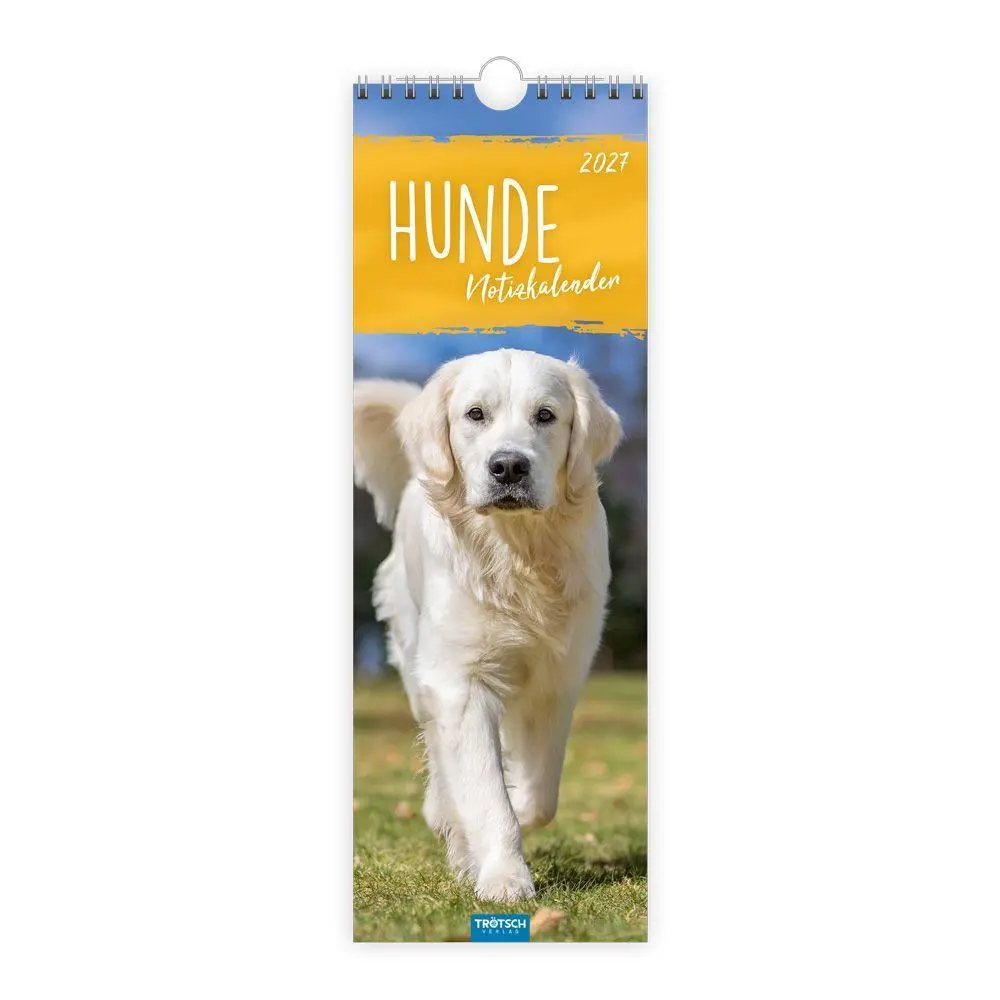 Cover: 9783988026873 | TRÖTSCH - Streifenkalender Hunde 2027 Notizkalender | KG | Kalender