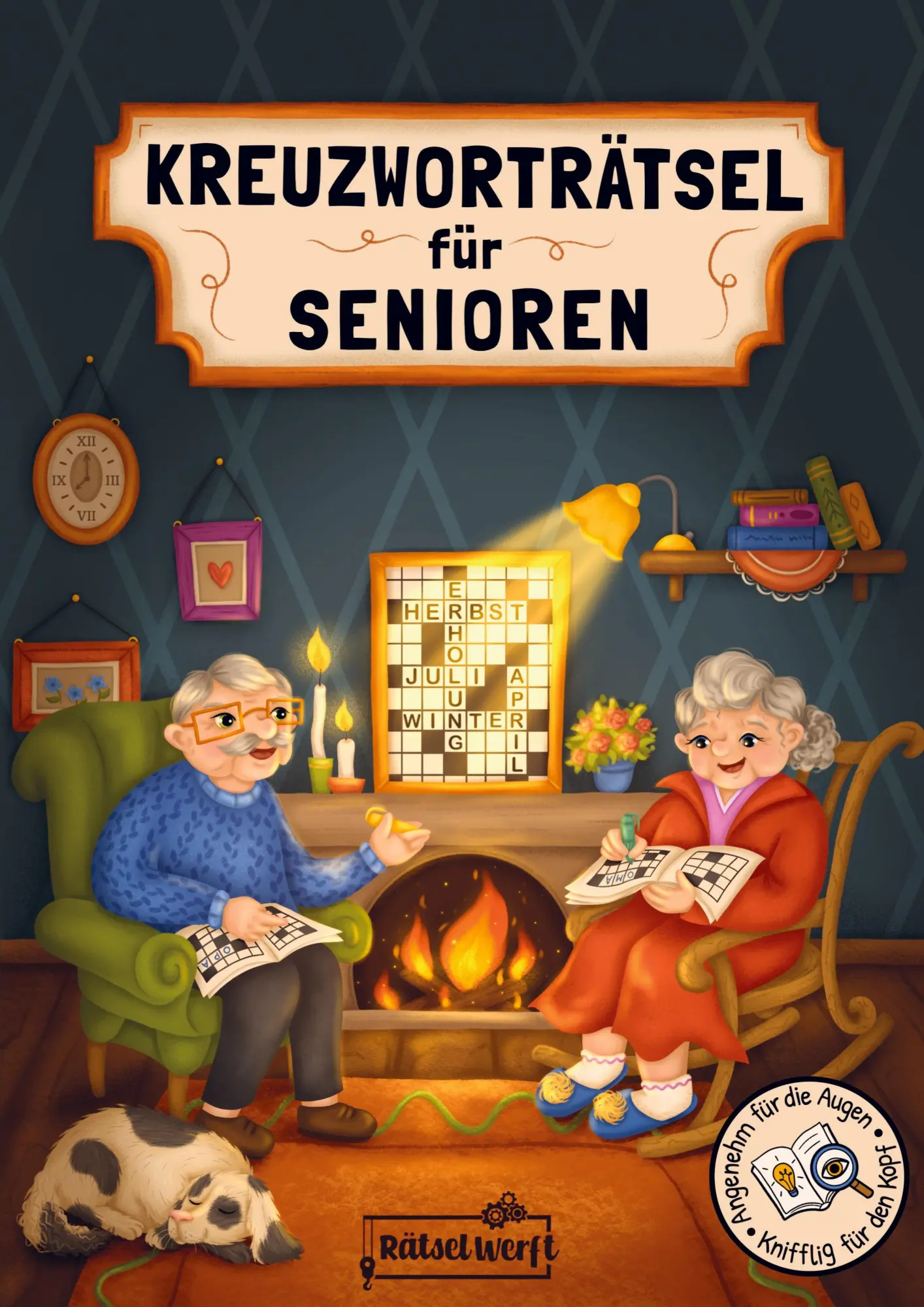 Cover: 9789403776873 | Kreuzworträtsel für Senioren | Rätsel Werft | Taschenbuch | 120 S.