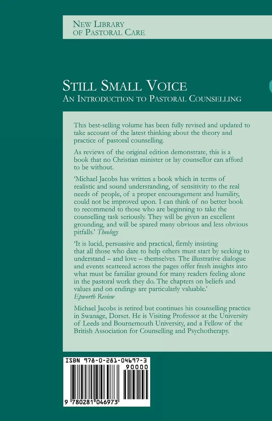 Rückseite: 9780281046973 | Still Small Voice - An Introduction to Pastoral Counselling | Jacobs