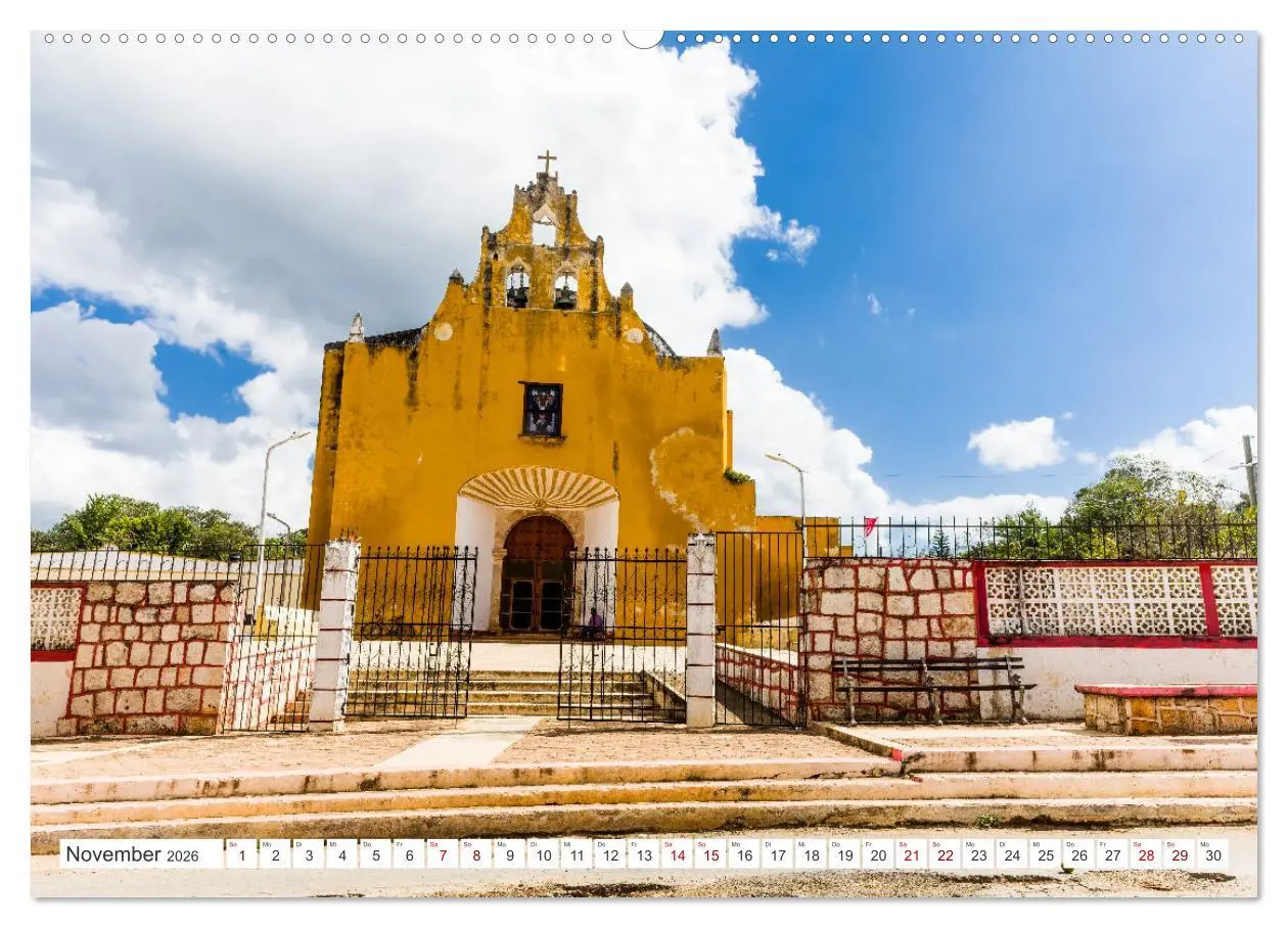 Bild: 9783457516973 | Unterwegs auf Yucatan Mexiko (hochwertiger Premium Wandkalender...