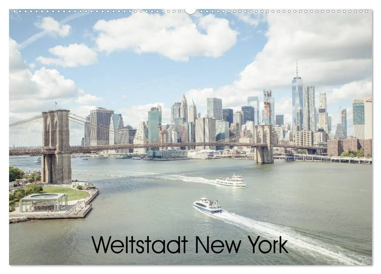Cover: 9783457756973 | Weltstadt New York (Wandkalender 2026 DIN A2 quer), CALVENDO...