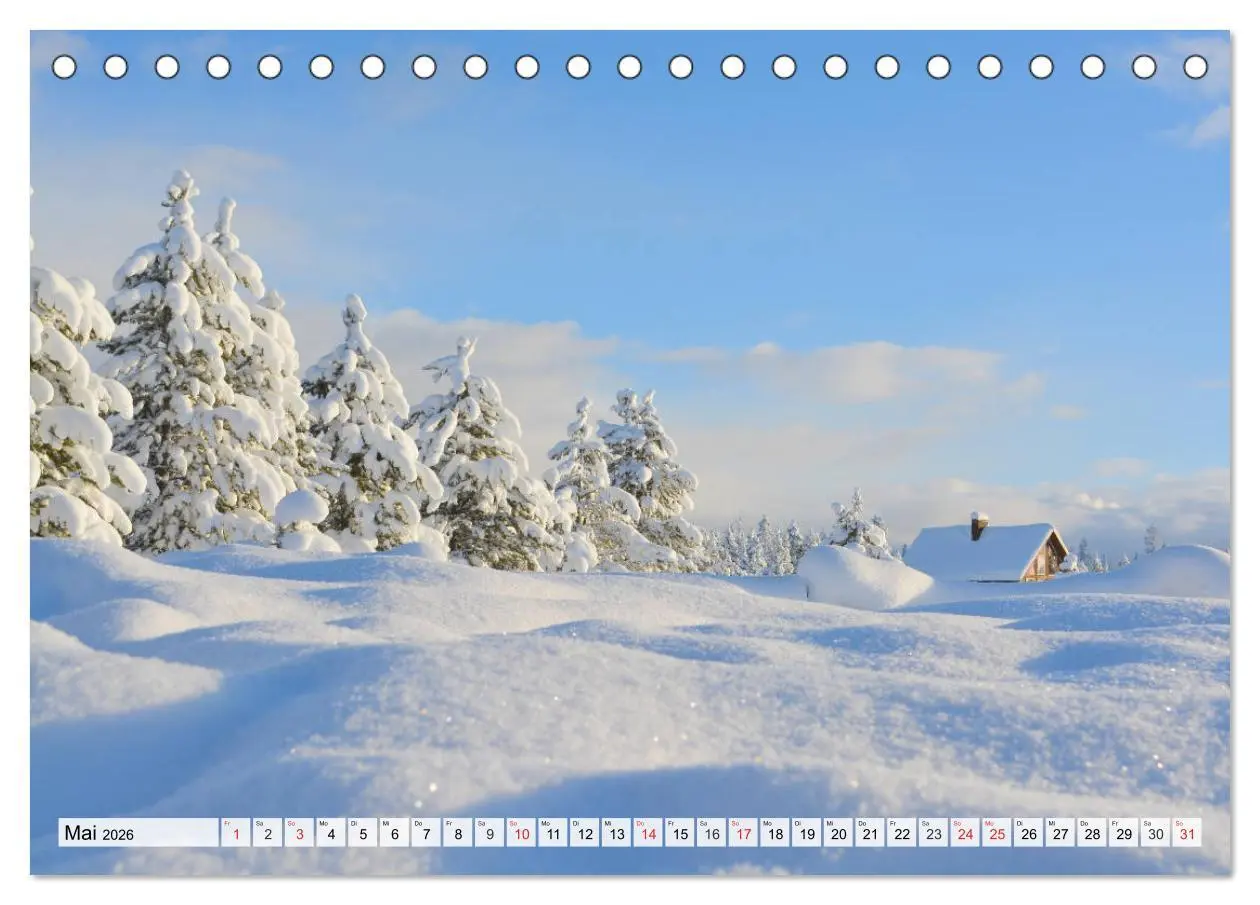 Bild: 9783457826973 | Winter. Zauberhafte Schneelandschaften (Tischkalender 2026 DIN A5...