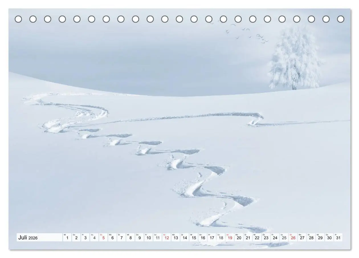 Bild: 9783457826973 | Winter. Zauberhafte Schneelandschaften (Tischkalender 2026 DIN A5...