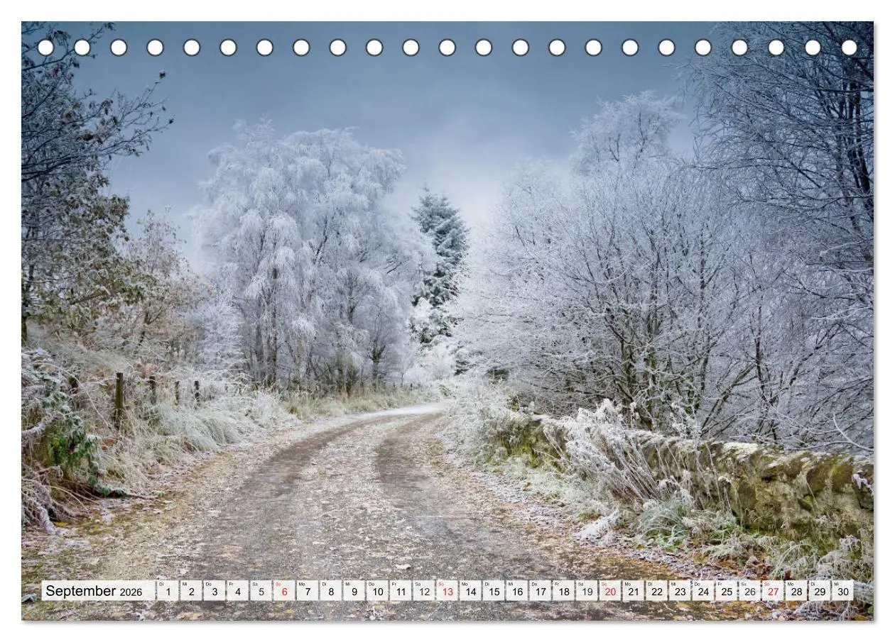 Bild: 9783457826973 | Winter. Zauberhafte Schneelandschaften (Tischkalender 2026 DIN A5...