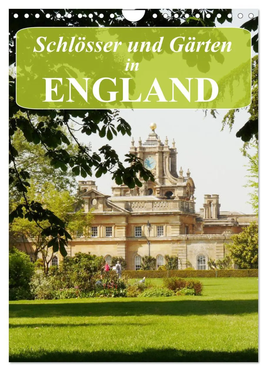 Cover: 9783516396973 | Schlösser und Gärten in England (Wandkalender 2026 DIN A4 hoch),...