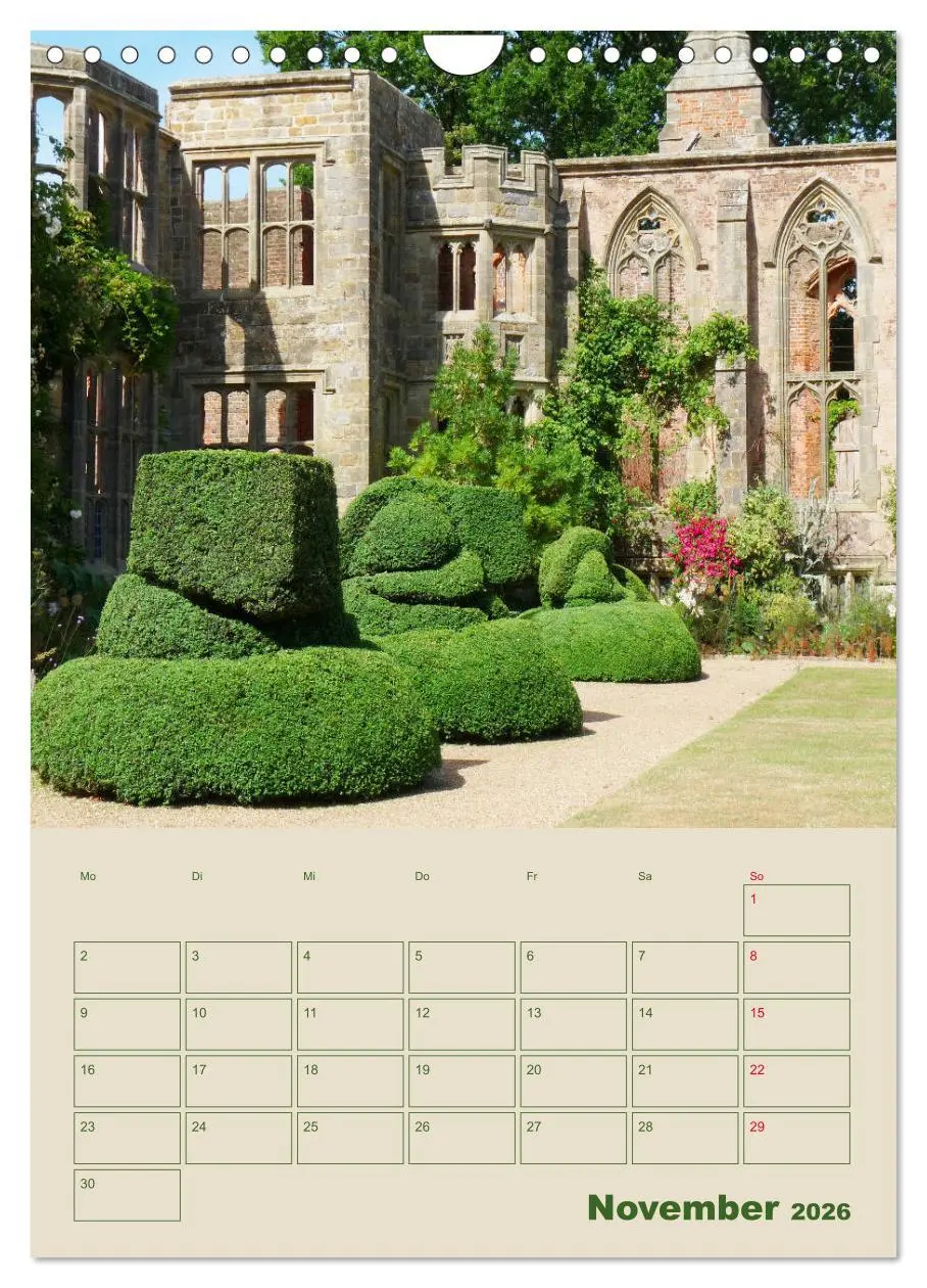 Bild: 9783516396973 | Schlösser und Gärten in England (Wandkalender 2026 DIN A4 hoch),...