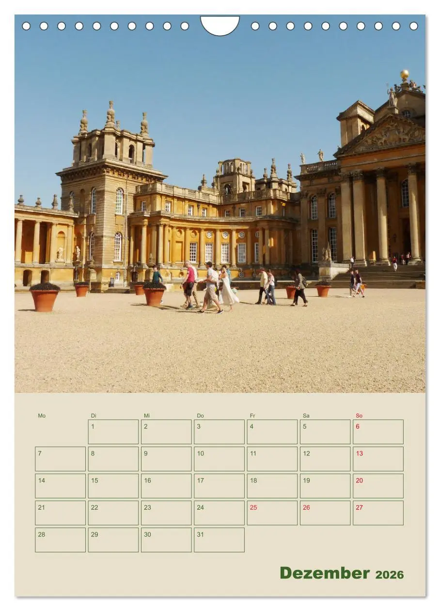 Bild: 9783516396973 | Schlösser und Gärten in England (Wandkalender 2026 DIN A4 hoch),...