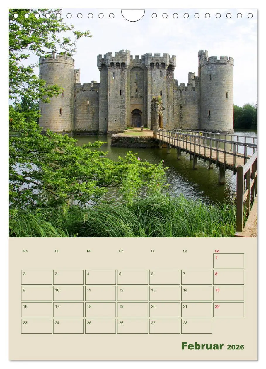 Bild: 9783516396973 | Schlösser und Gärten in England (Wandkalender 2026 DIN A4 hoch),...