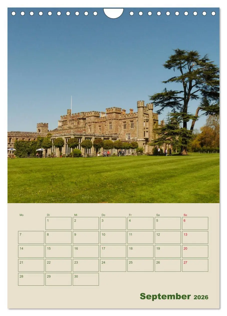 Bild: 9783516396973 | Schlösser und Gärten in England (Wandkalender 2026 DIN A4 hoch),...
