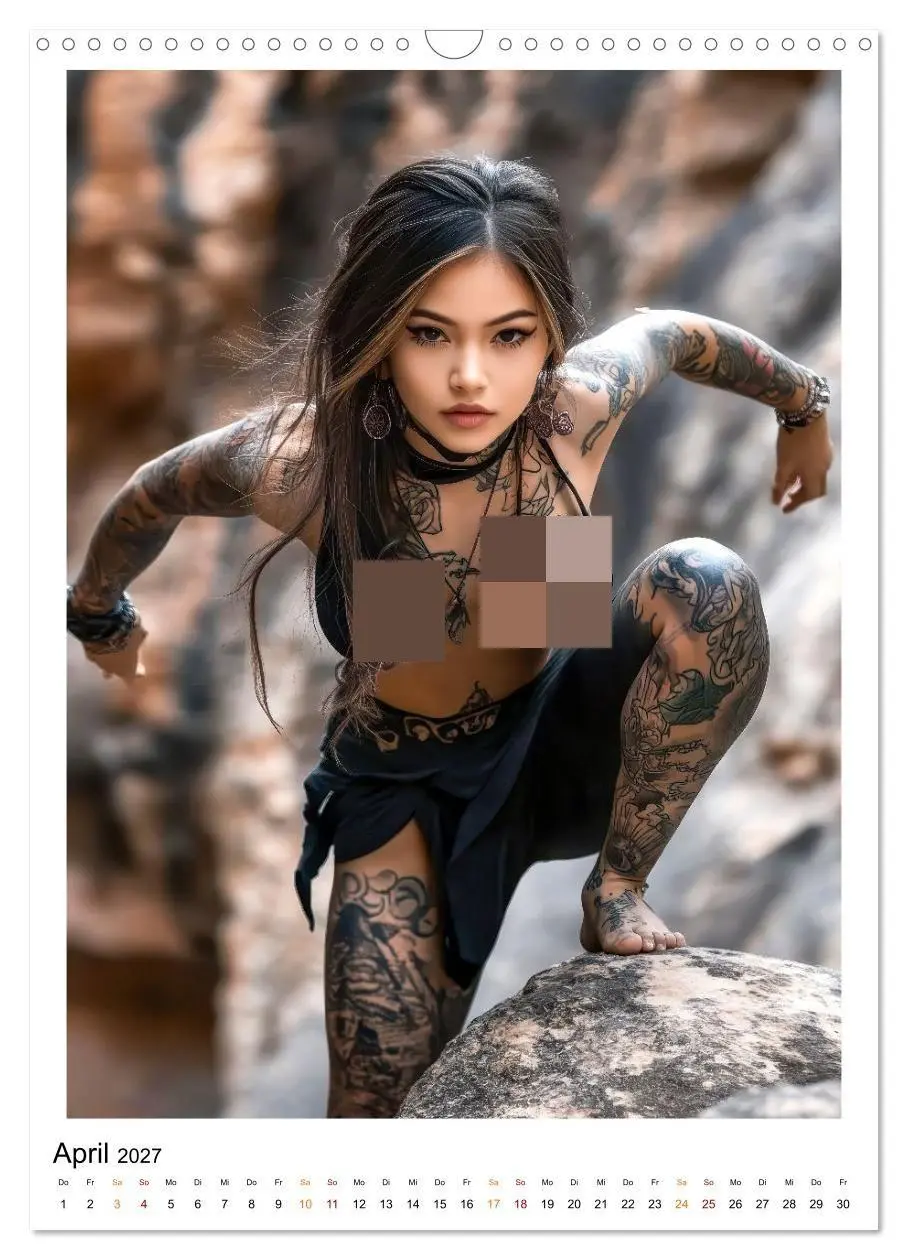 Bild: 9783569006973 | Tattoo Dreams - Sinnliche Kunstwerke (Wandkalender 2027 DIN A3...