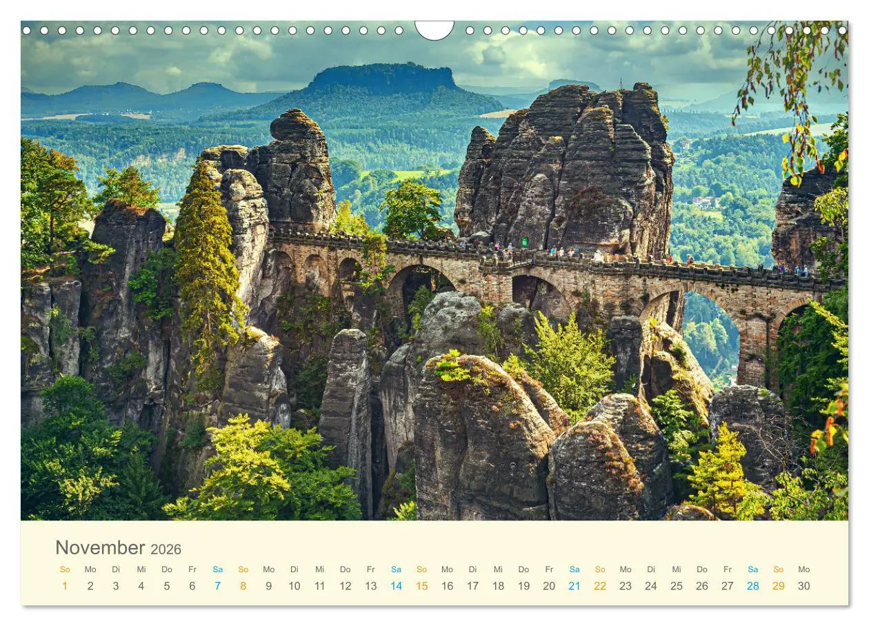 Bild: 9783457407073 | Deutsche Brücken (Wandkalender 2026 DIN A3 quer), CALVENDO...
