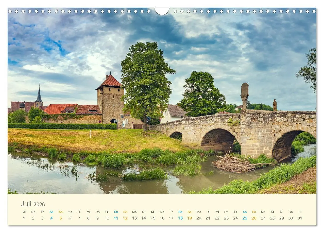 Bild: 9783457407073 | Deutsche Brücken (Wandkalender 2026 DIN A3 quer), CALVENDO...