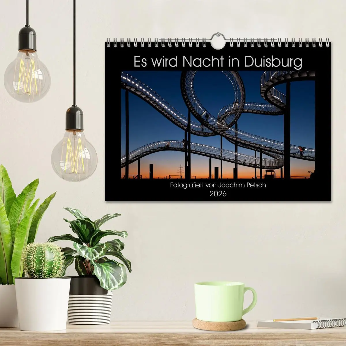 Bild: 9783457887073 | Es wird Nacht in Duisburg (Wandkalender 2026 DIN A4 quer), CALVENDO...