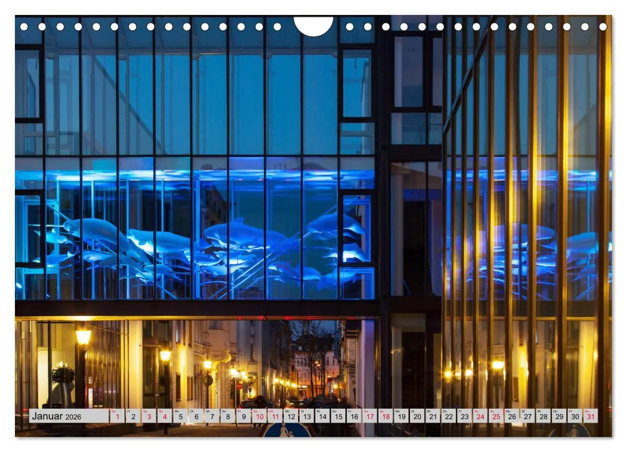 Bild: 9783457887073 | Es wird Nacht in Duisburg (Wandkalender 2026 DIN A4 quer), CALVENDO...