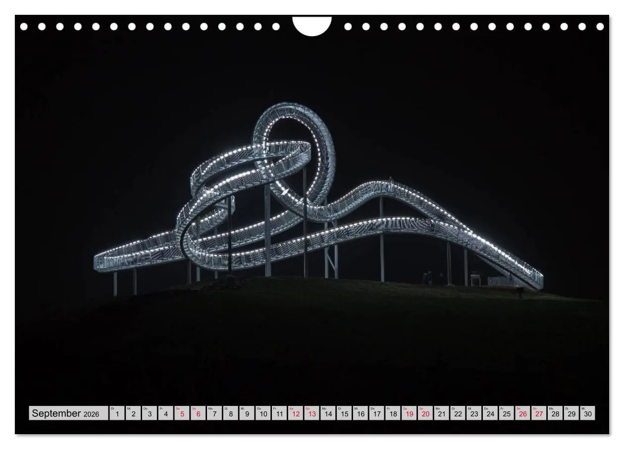 Bild: 9783457887073 | Es wird Nacht in Duisburg (Wandkalender 2026 DIN A4 quer), CALVENDO...