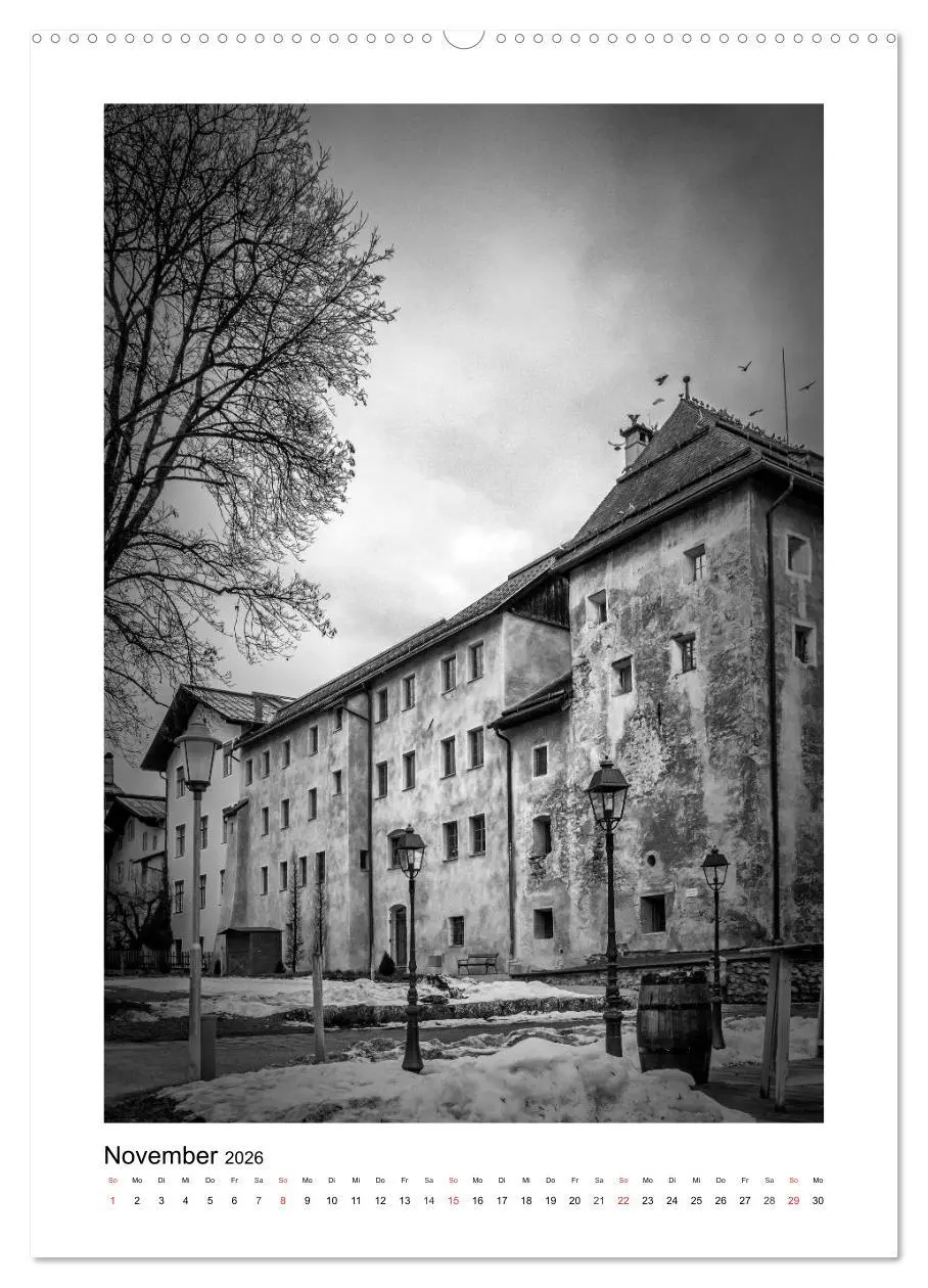 Bild: 9783516427073 | Kitzbühel Monochrom (Wandkalender 2026 DIN A2 hoch), CALVENDO...