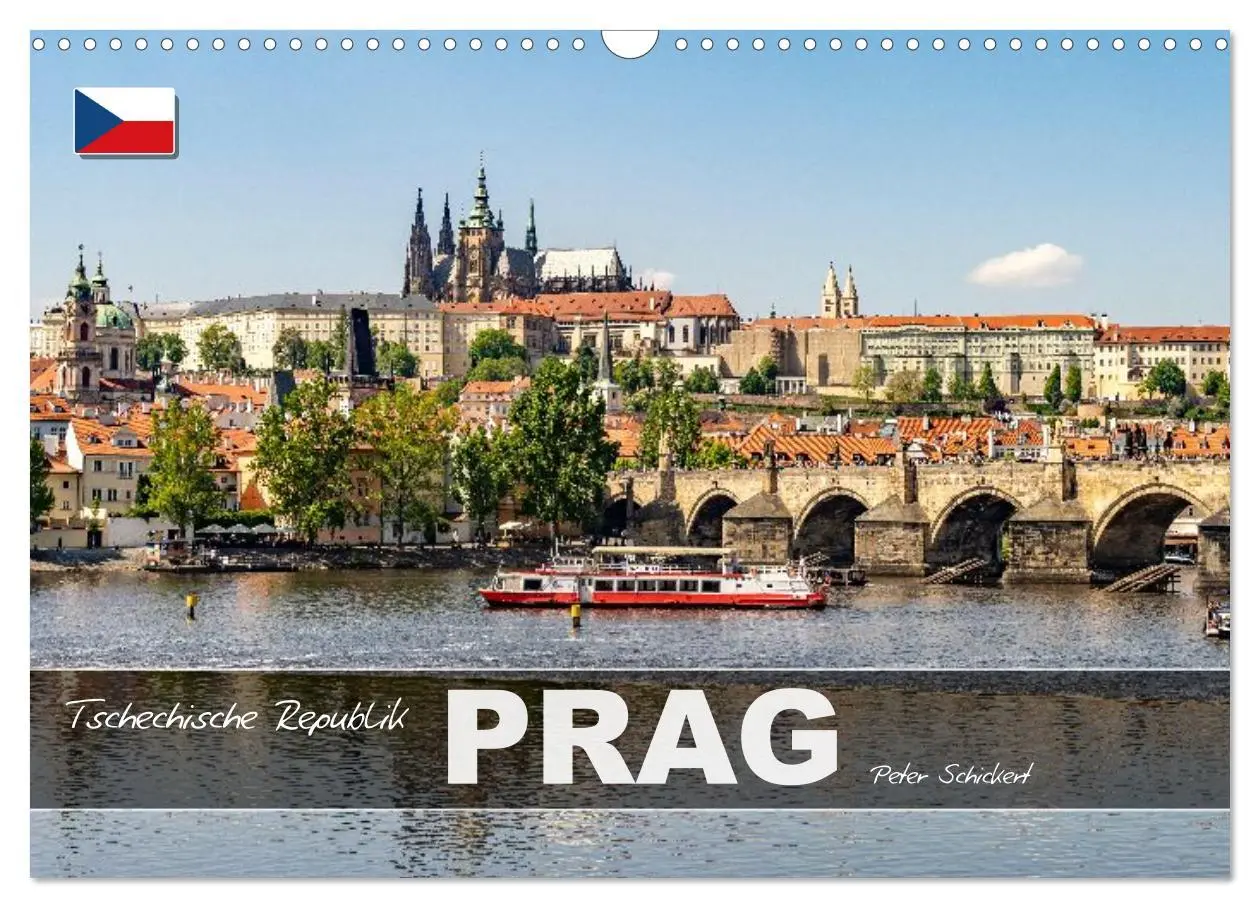 Cover: 9783516597073 | Tschechische Republik - Prag (Wandkalender 2026 DIN A3 quer),...