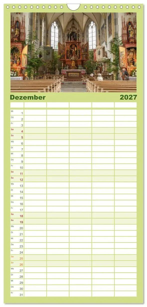 Bild: 9783594337073 | Familienplaner 2027 - Oberstdorf und Umgebung mit 5 Spalten...