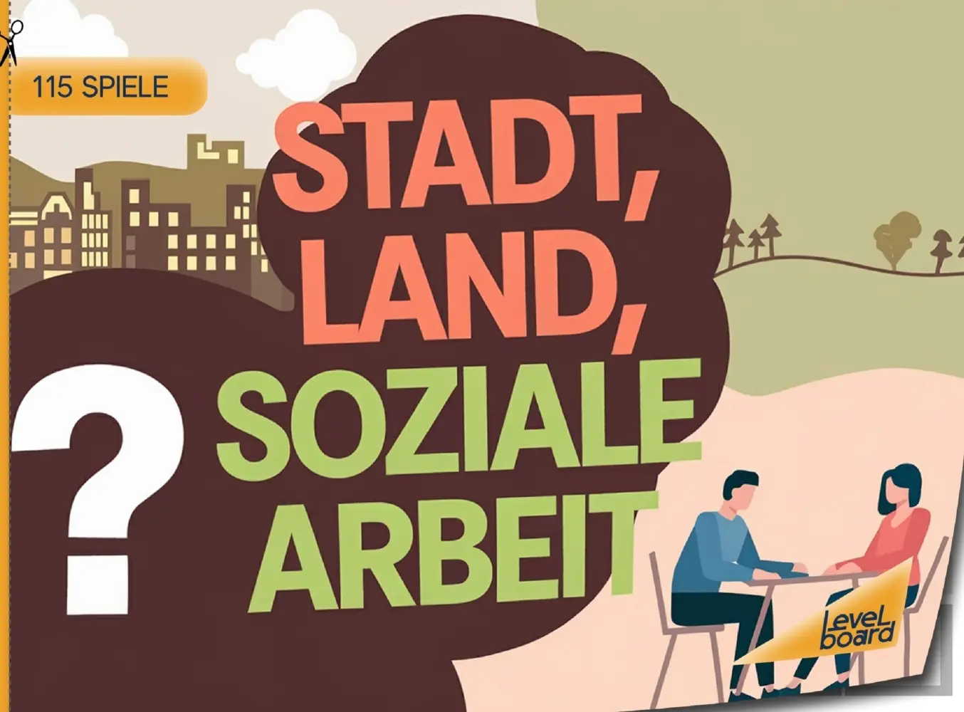 Cover: 9783693197073 | Stadt, Land, Soziale Arbeit - 115 Spielblöcke | levelBoard Spiele