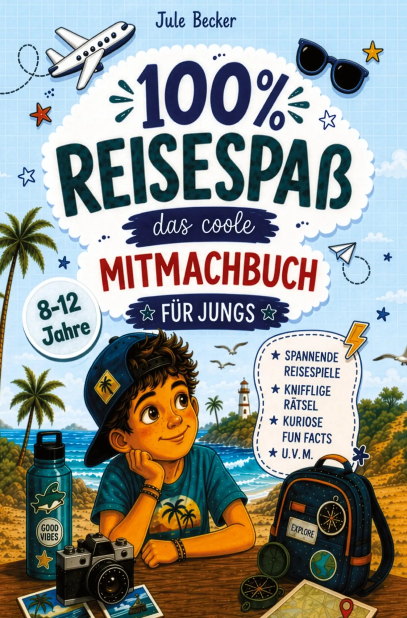 Cover: 9783912667073 | 100 % Reisespaß: Das coole Mitmachbuch für Jungen von 8-12 Jahren: